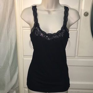 Princess by Vera Wang Black with rhinestones tank